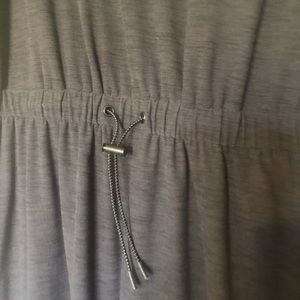 Gray athletic romper